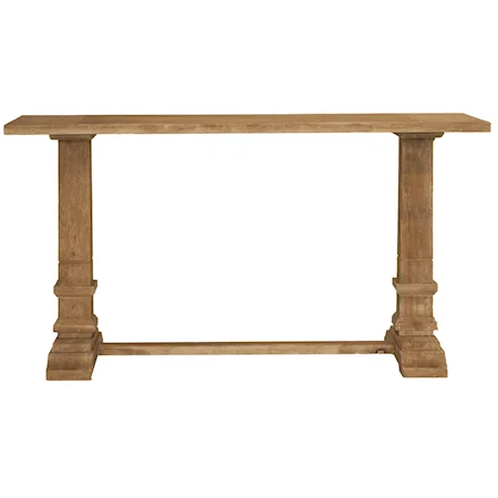 Hudson Console Table with Trestle Base